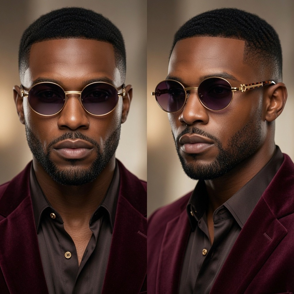 Sunglasses Men's Fashion Square Black Lens Cholo Gangs Rapper Shades Hip Hop New